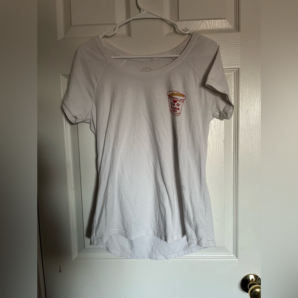 Recycled karma cup of ramen shirt